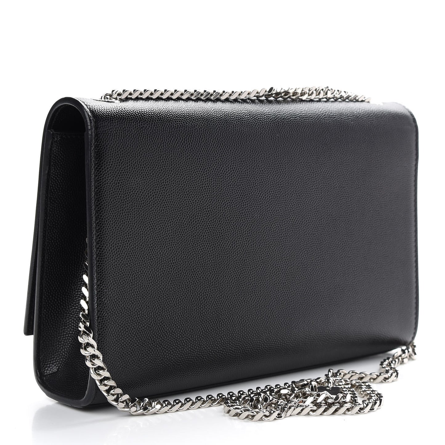 Grain De Poudre Medium Classic Monogram Kate Satchel Black