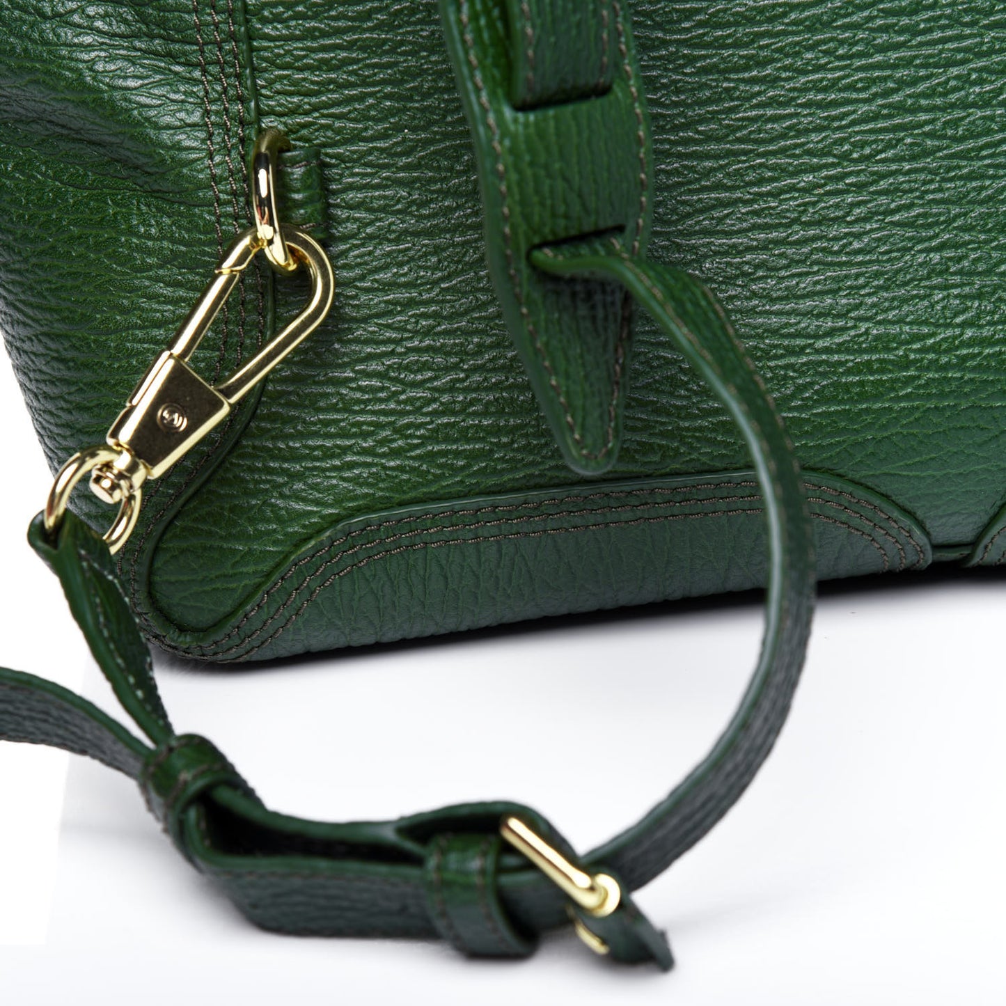 Textured Calfskin Pashli Backpack Jade