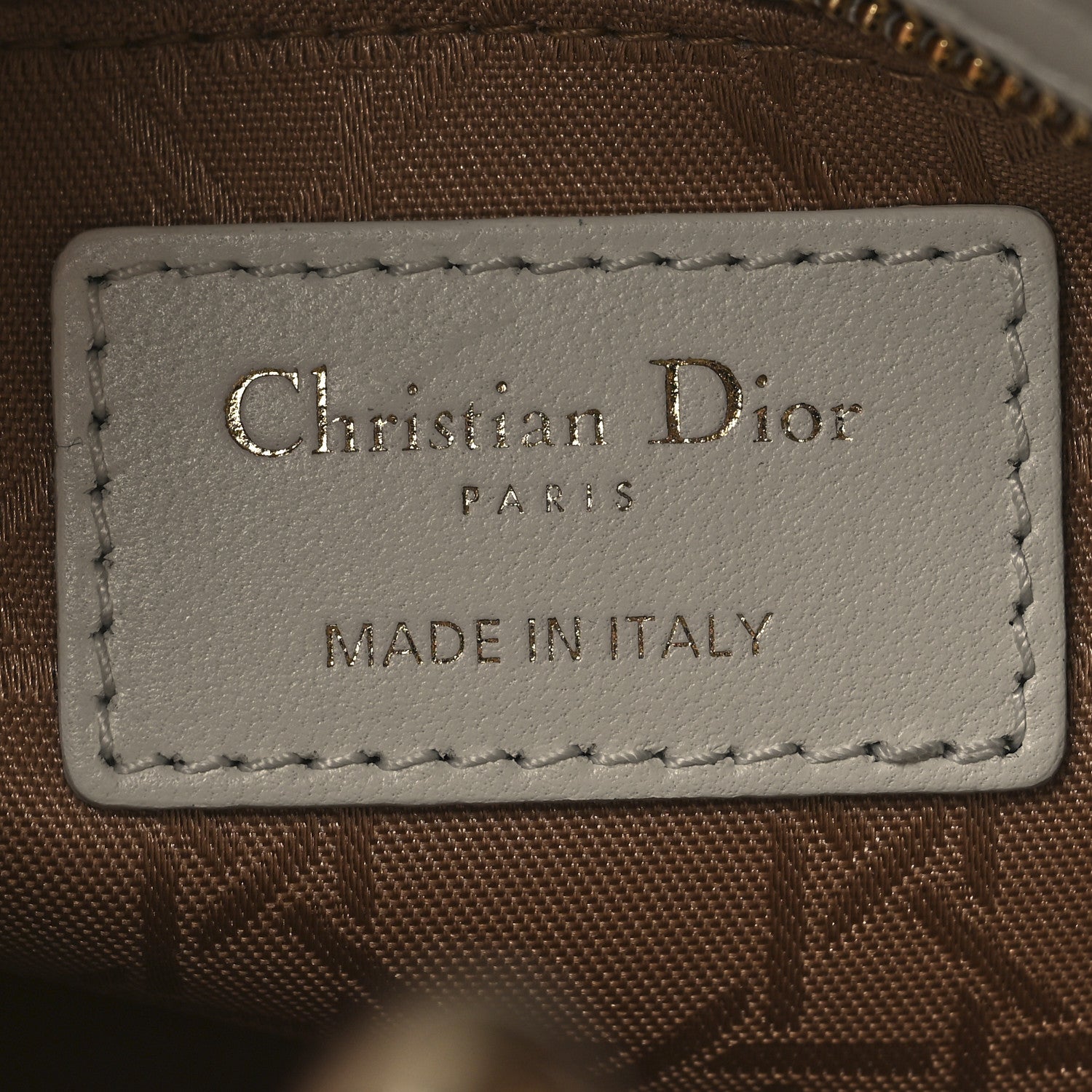 Christian Dior Lambskin Cannage Small My ABCDior Lady Dior White 6 of 10