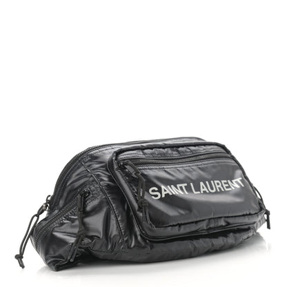 Saint Laurent Nylon Logo Nuxx Body Belt Bag Black 4 of 10