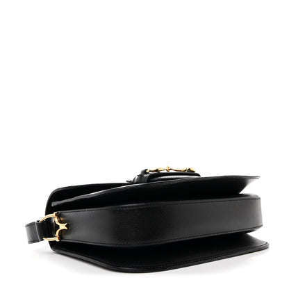 Gucci Azalea Calfskin Horsebit 1955 Shoulder Bag Black 4 of 10