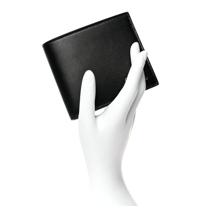 Gucci Plutone Calfskin Logo Bi-Fold Wallet Black 2 of 8
