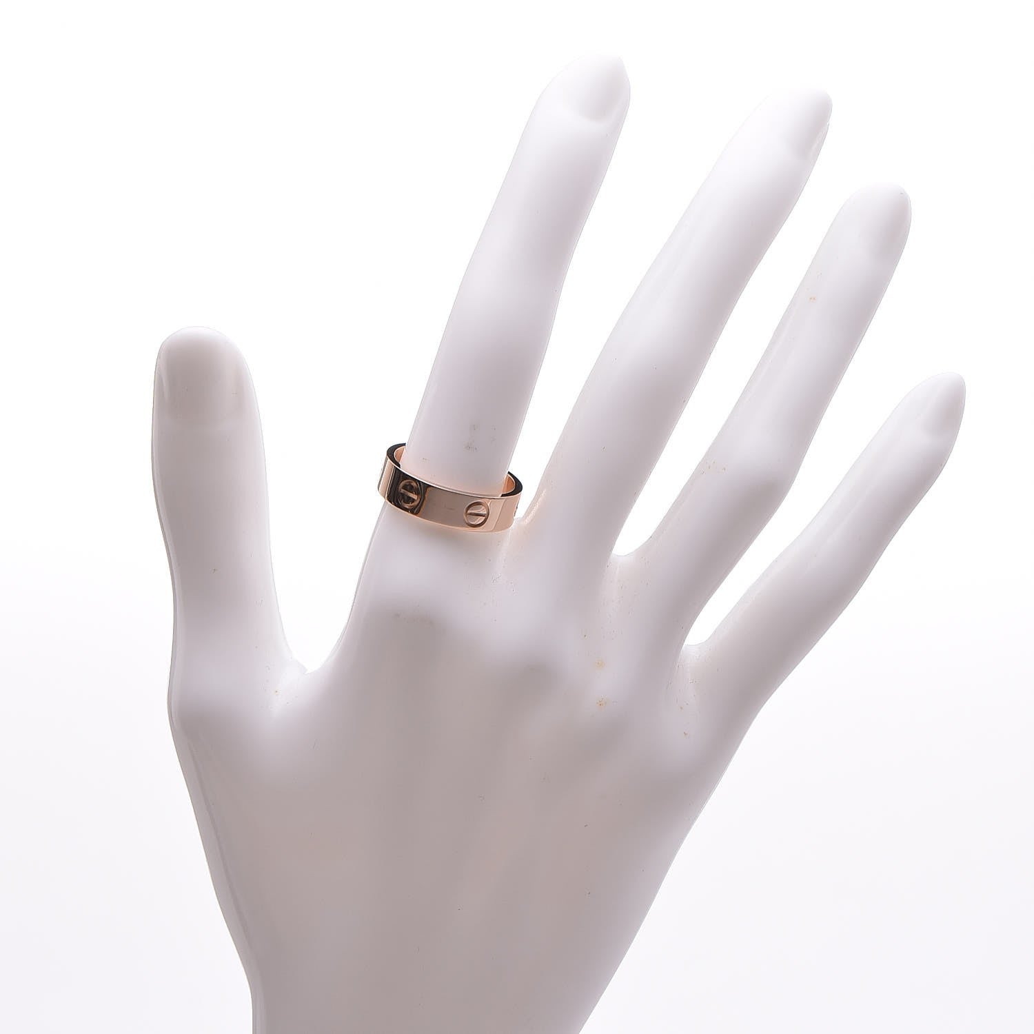 Cartier 18K Pink Gold 5.5mm LOVE Ring 55 7.25 2 of 4