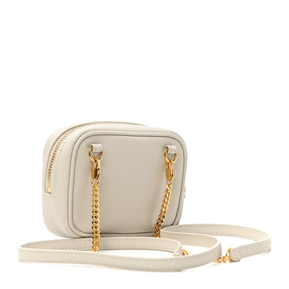 Saint Laurent Grain De Poudre Matelasse Monogram Baby Lou Camera Bag Crema Soft 3 of 7