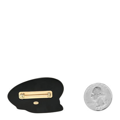 Chanel Enamel Hat Brooch Blue 2 of 4