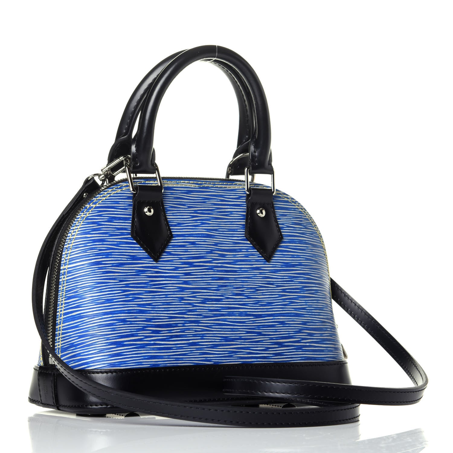 Louis Vuitton Epi Alma BB Denim Light 3 of 9