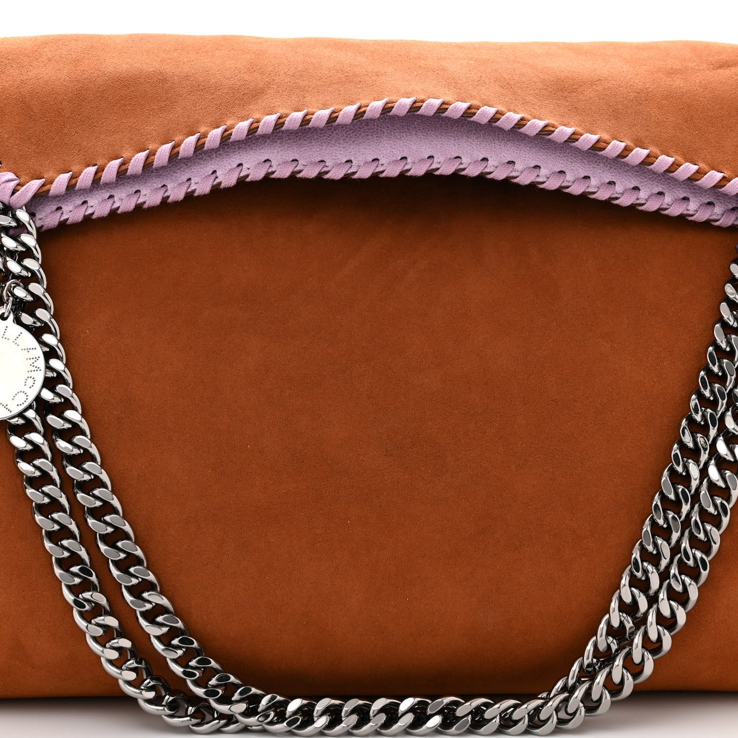 Shaggy Deer Falabella Reversible Tote Lilac Brown