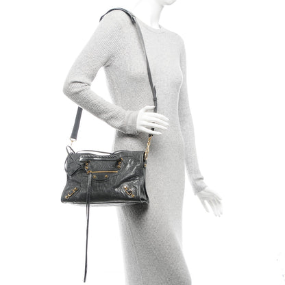 Balenciaga Agneau Classic Gold Hardware S City Gris Fossile 2 of 7