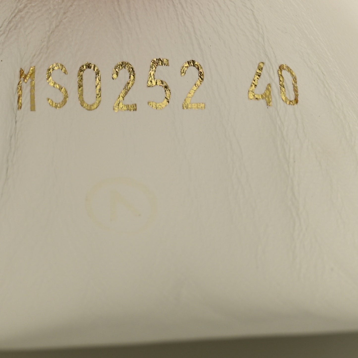 Calfskin Monogram Debossed Time Out Sneakers 40 White