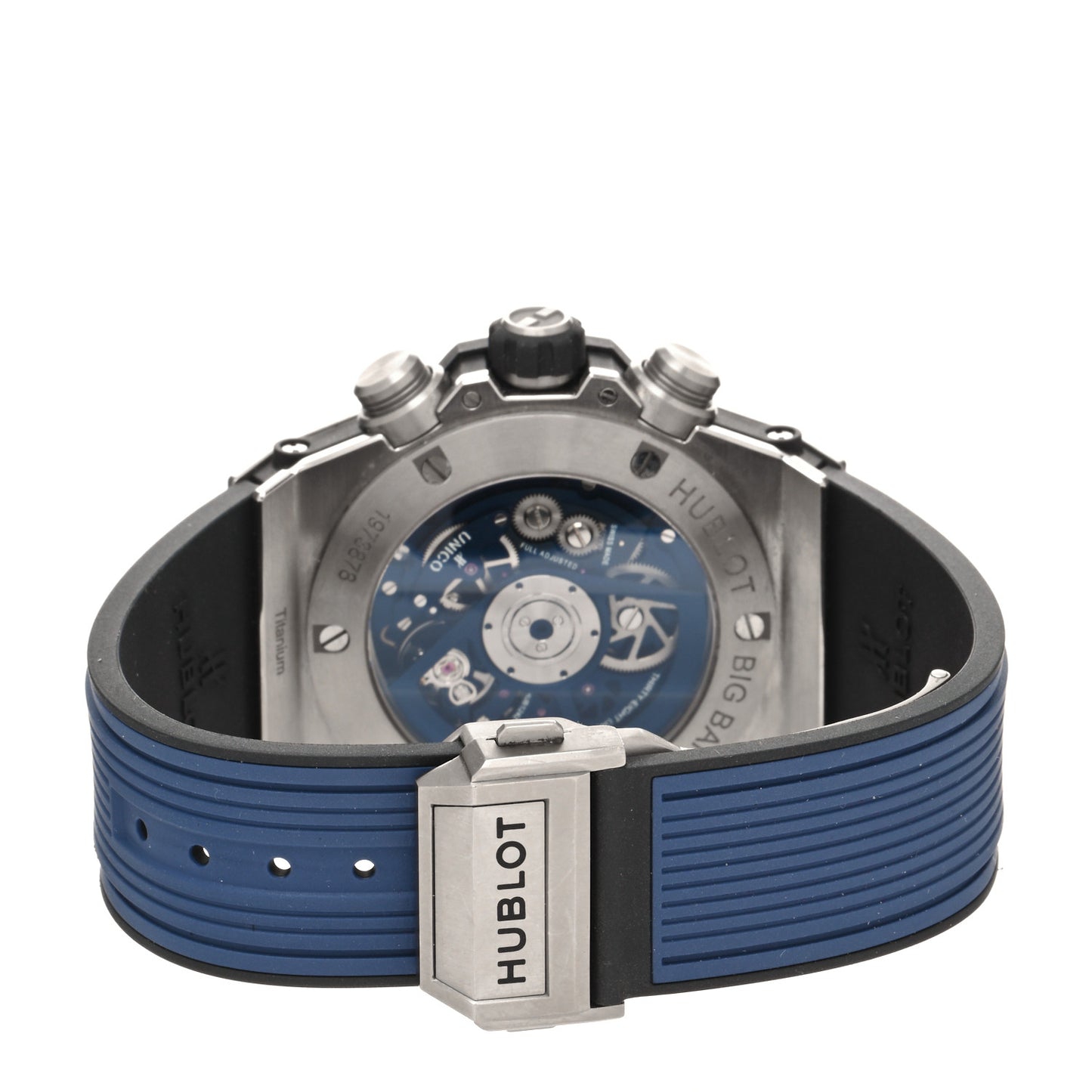 Titanium Rubber 45mm Big Bang Unico Automatic Watch Blue 411.NX.5179.RX