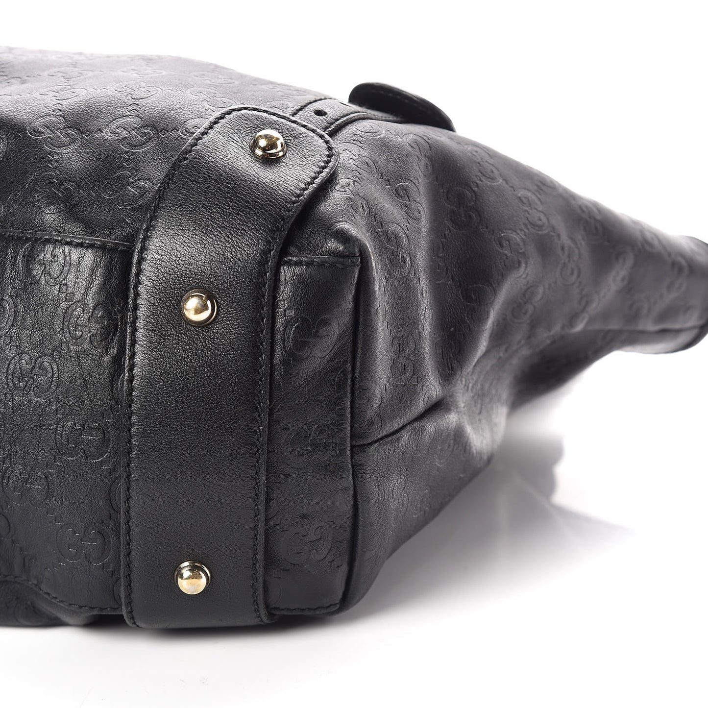 Guccissima Medium Pelham Shoulder Bag Black