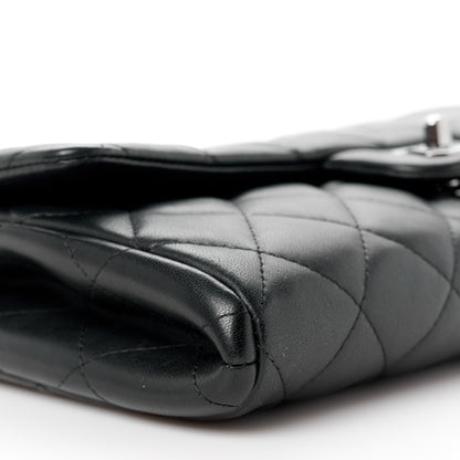 Chanel Lambskin Quilted Clutch with Chain Flap Black 10 of 12