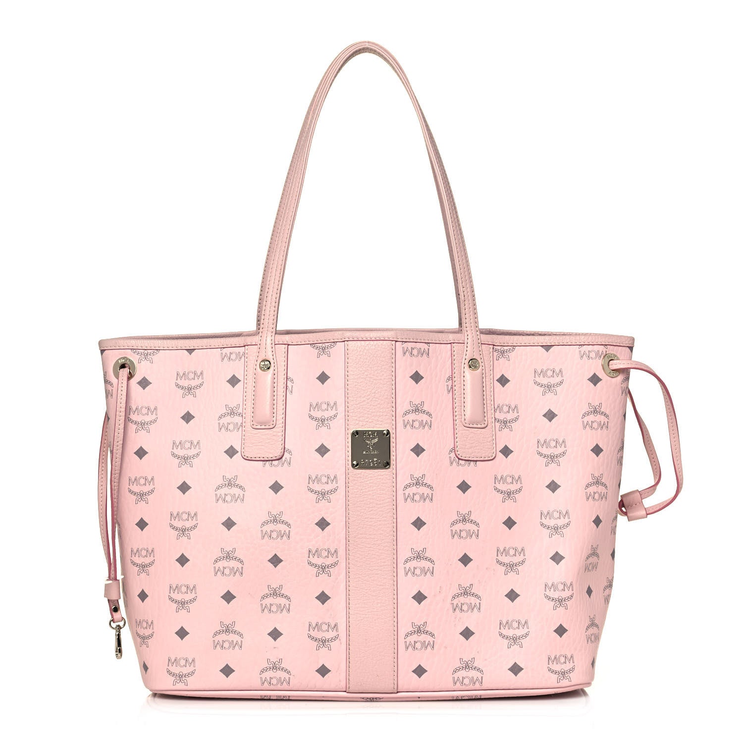 MCM Visetos Large Liz Reversible Shopper Tote Pink 1 of 19