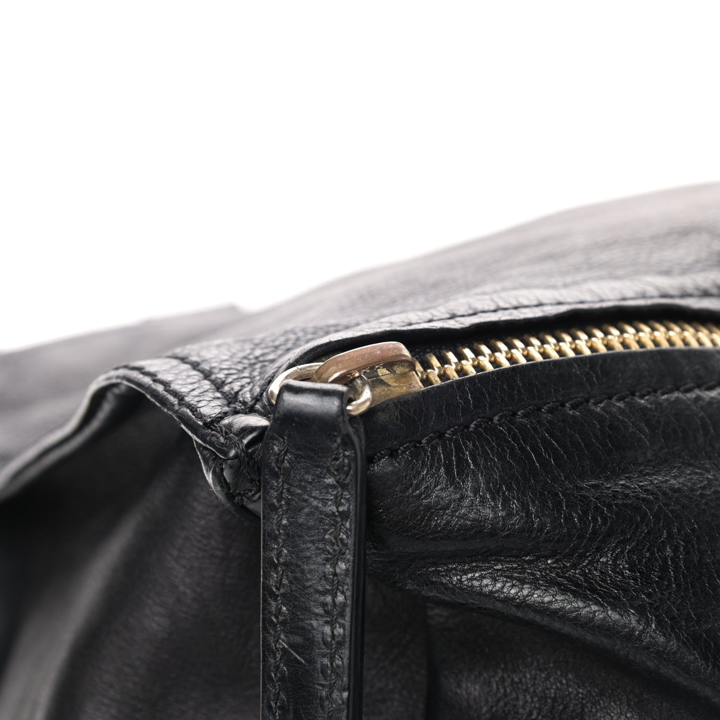 Calfskin Medium Braided Pandora Black