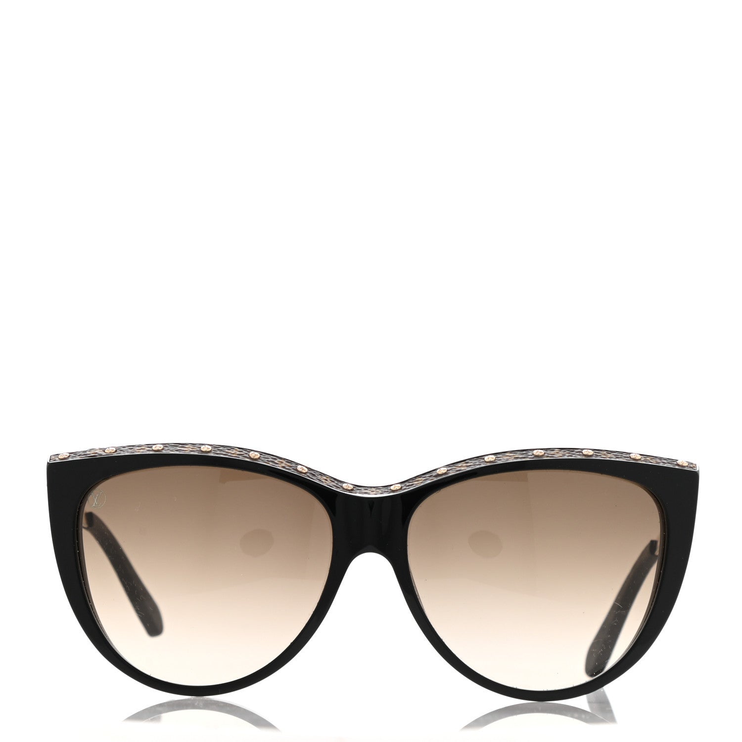 Louis Vuitton Acetate Monogram La Boum Sunglasses Z1147E Black 2 of 8