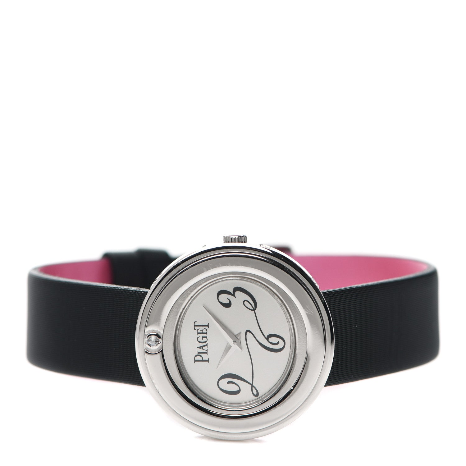 Piaget 18K White Gold Satin Diamond 29mm Possession Quartz Watch 2 of 7