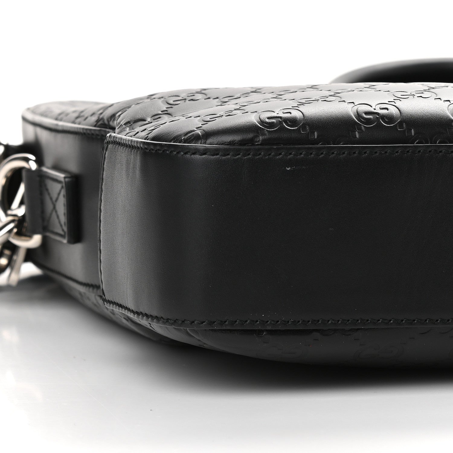 Gucci Guccissima Signature Briefcase Black 8 of 9