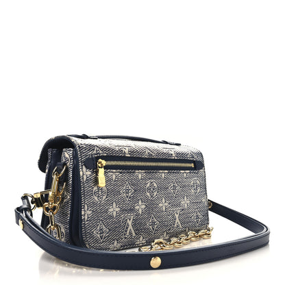 Louis Vuitton Monoglam Pochette Metis East West Blue 3 of 10