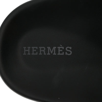 Hermes Suede Goatskin Womens Chypre Sandals 39 Vert Cactus Vert d'eau 7 of 9