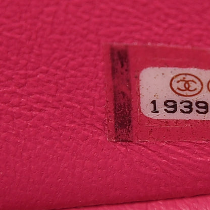 Chanel Lambskin Quilted Mini Rectangular Flap Dark Pink 7 of 14