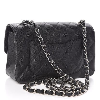 Chanel Caviar Quilted Mini Rectangular Flap Black 3 of 11