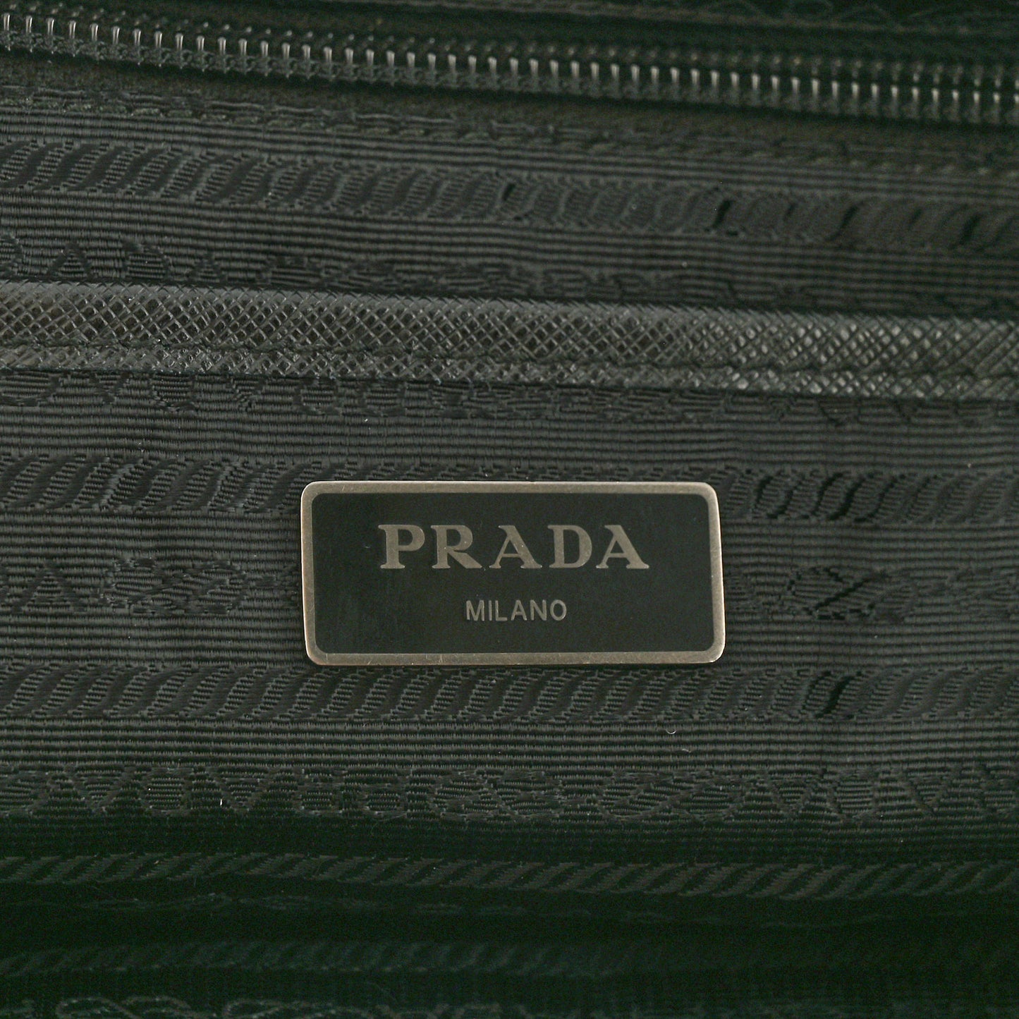 Nylon New Vela Monochrome Studded Backpack Black