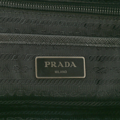 Prada Nylon New Vela Monochrome Studded Backpack Black 6 of 9