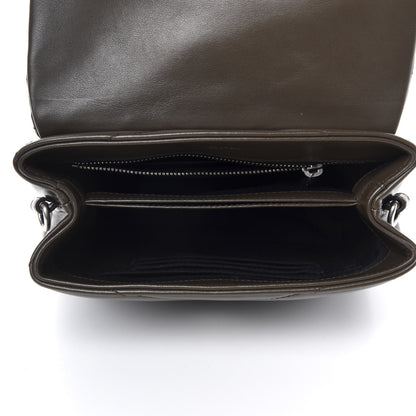 Saint Laurent Calfskin Y Quilted Monogram Toy Loulou Crossbody Bag Faggio 5 of 11