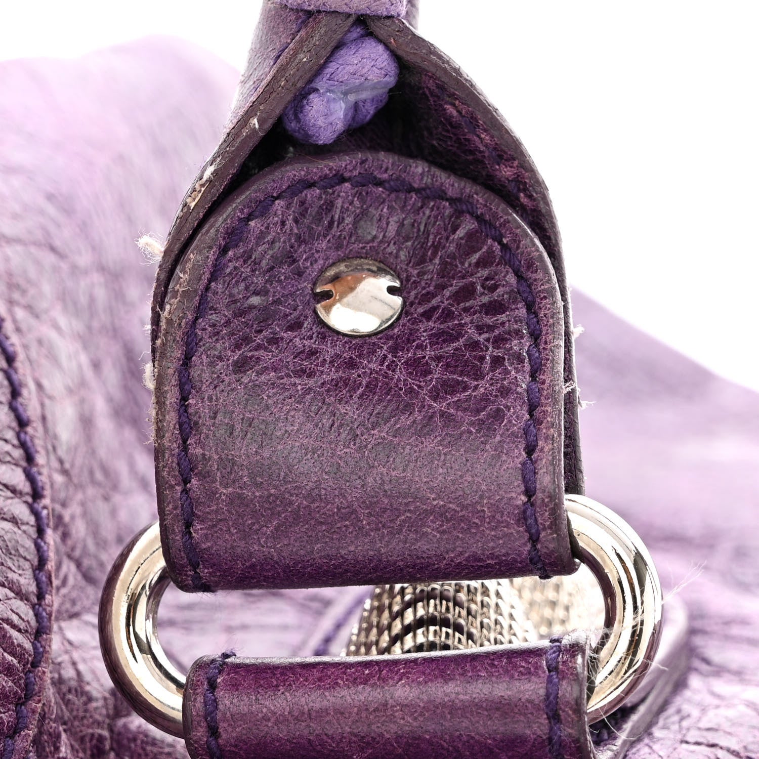 Balenciaga Agneau Giant 21 Silver Hardware Work Raisin 11 of 15