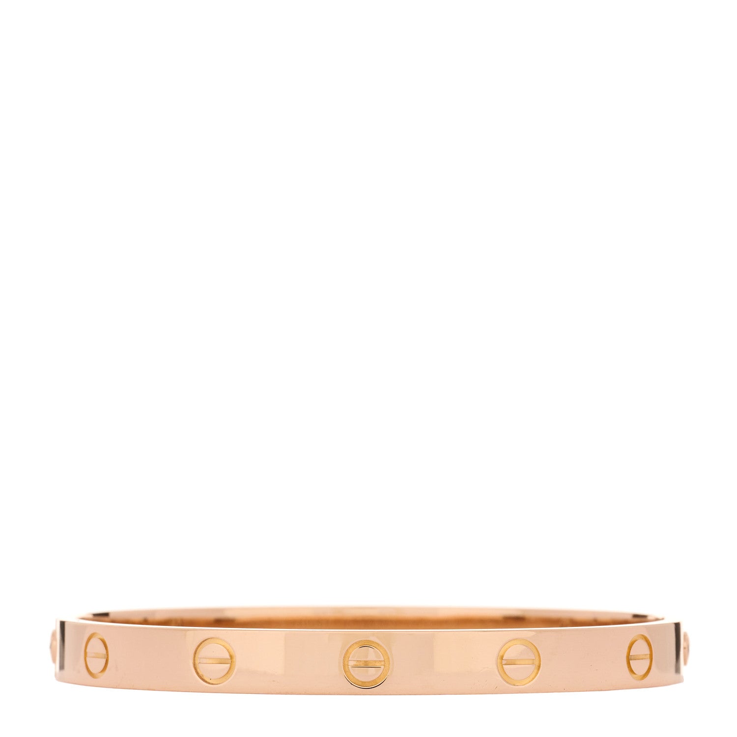 Cartier 18K Pink Gold LOVE Bracelet 17 1 of 8