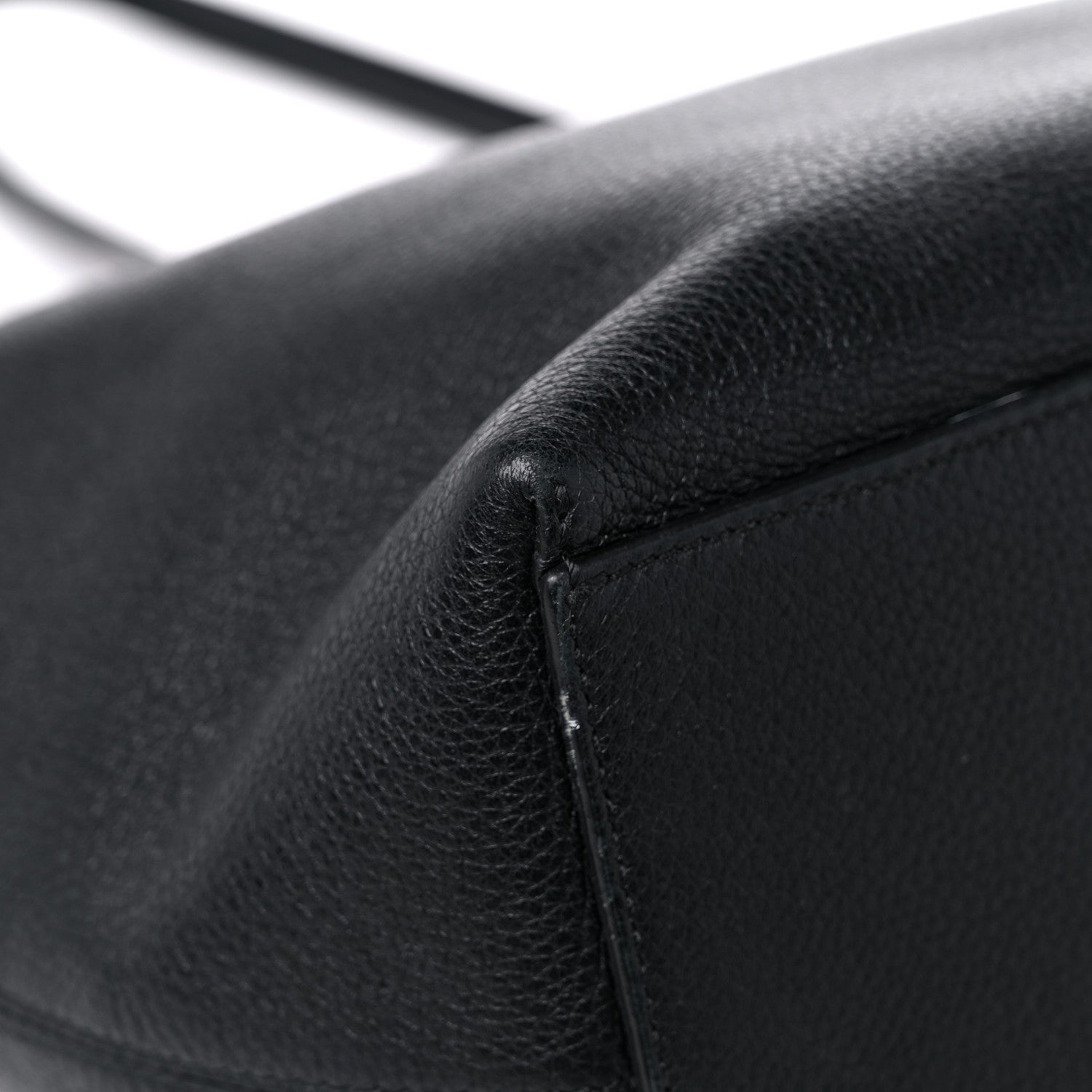 Valentino Garavani Grained Calfskin Rockstud Shoulder Tote Black 7 of 14