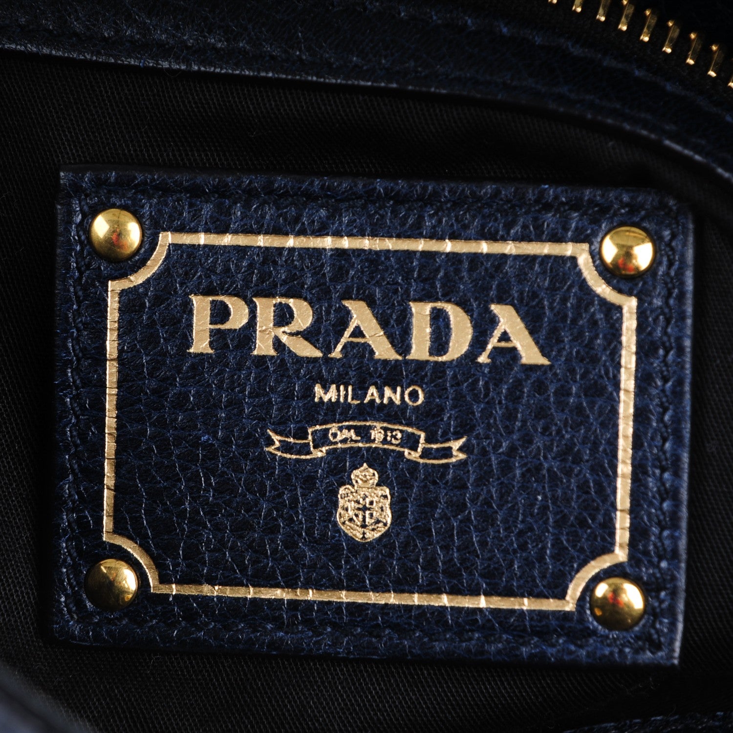 Prada Cervo Deerskin Hobo Baltico 7 of 9