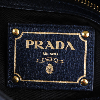 Prada Cervo Deerskin Hobo Baltico 7 of 9