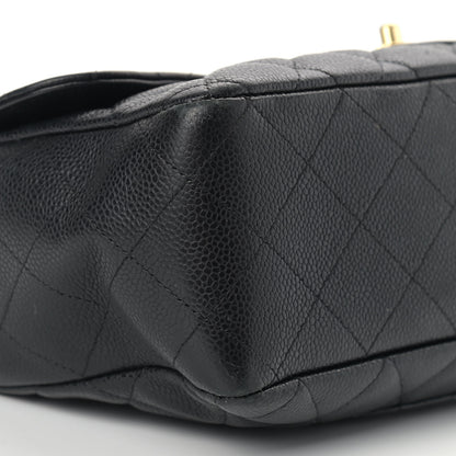 Chanel Caviar Quilted Jumbo Single Flap Black 7 of 18