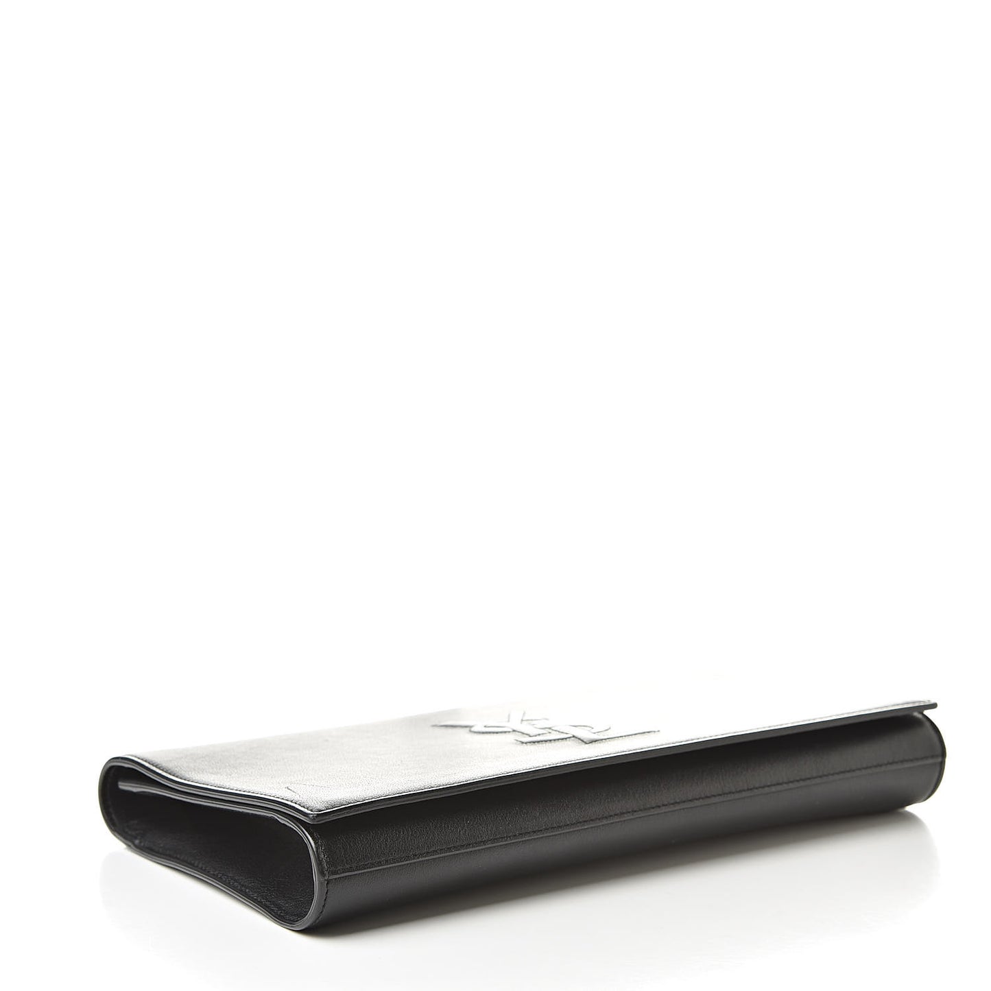 Calfskin Monogram Large Belle De Jour Clutch Black