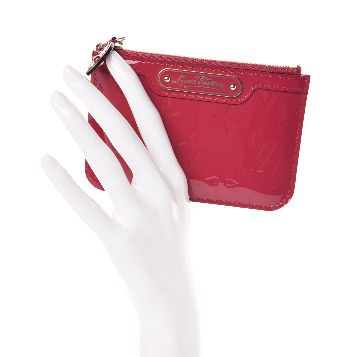 Louis Vuitton Vernis Key Pouch Rose Indien 2 of 8