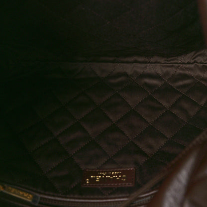 Chanel Shiny Calfskin Quilted Small Chanel 22 Brown 6 of 10