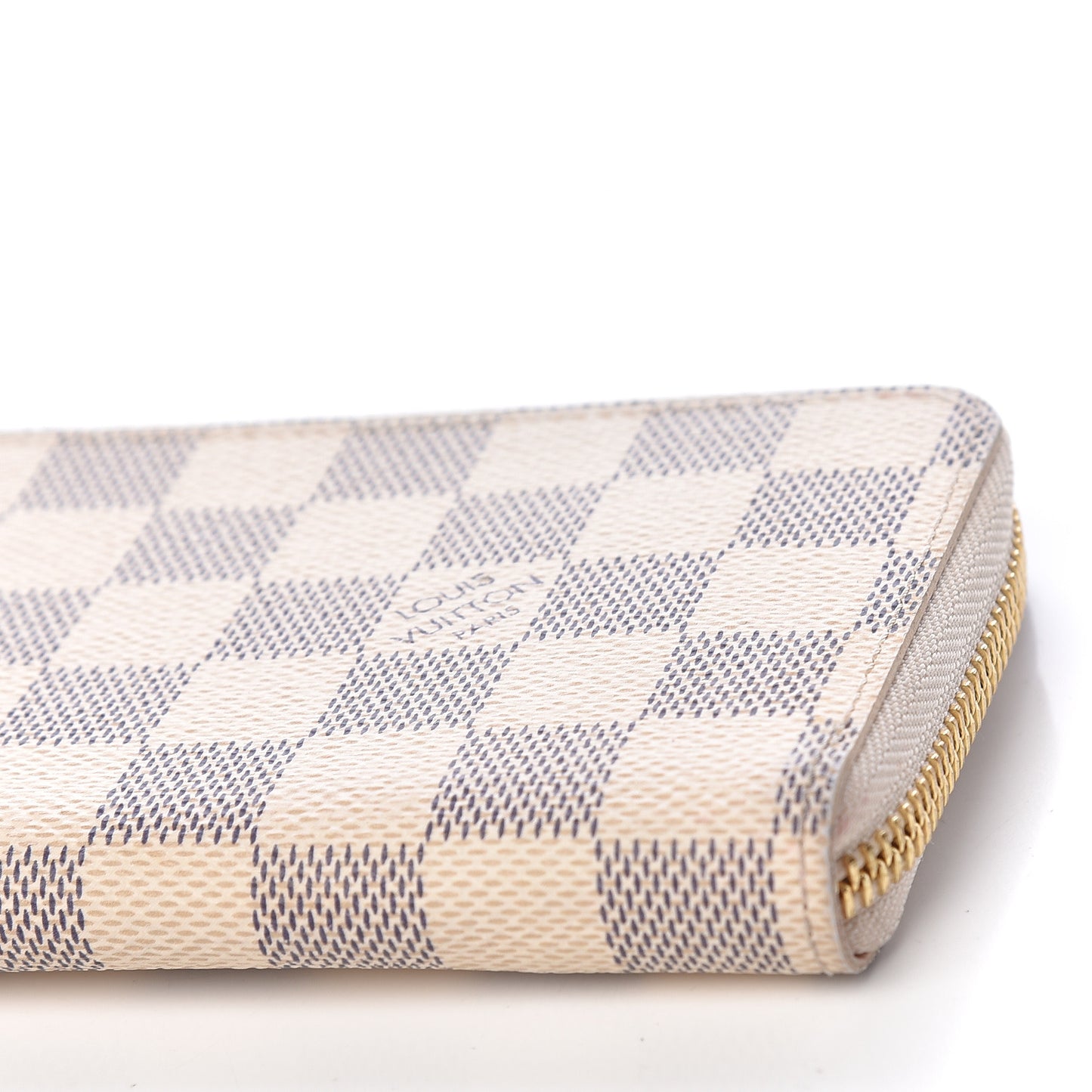 Damier Azur Clemence Wallet Rose Ballerine