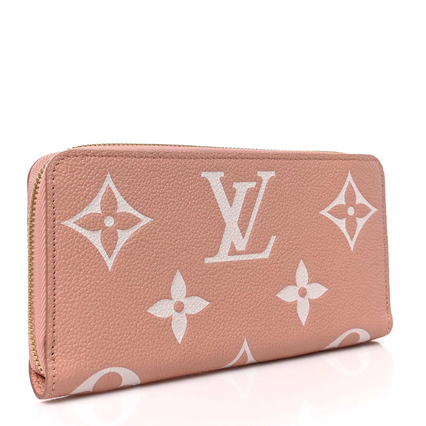 Empreinte Monogram Giant Zippy Wallet Rose Trianon Creme