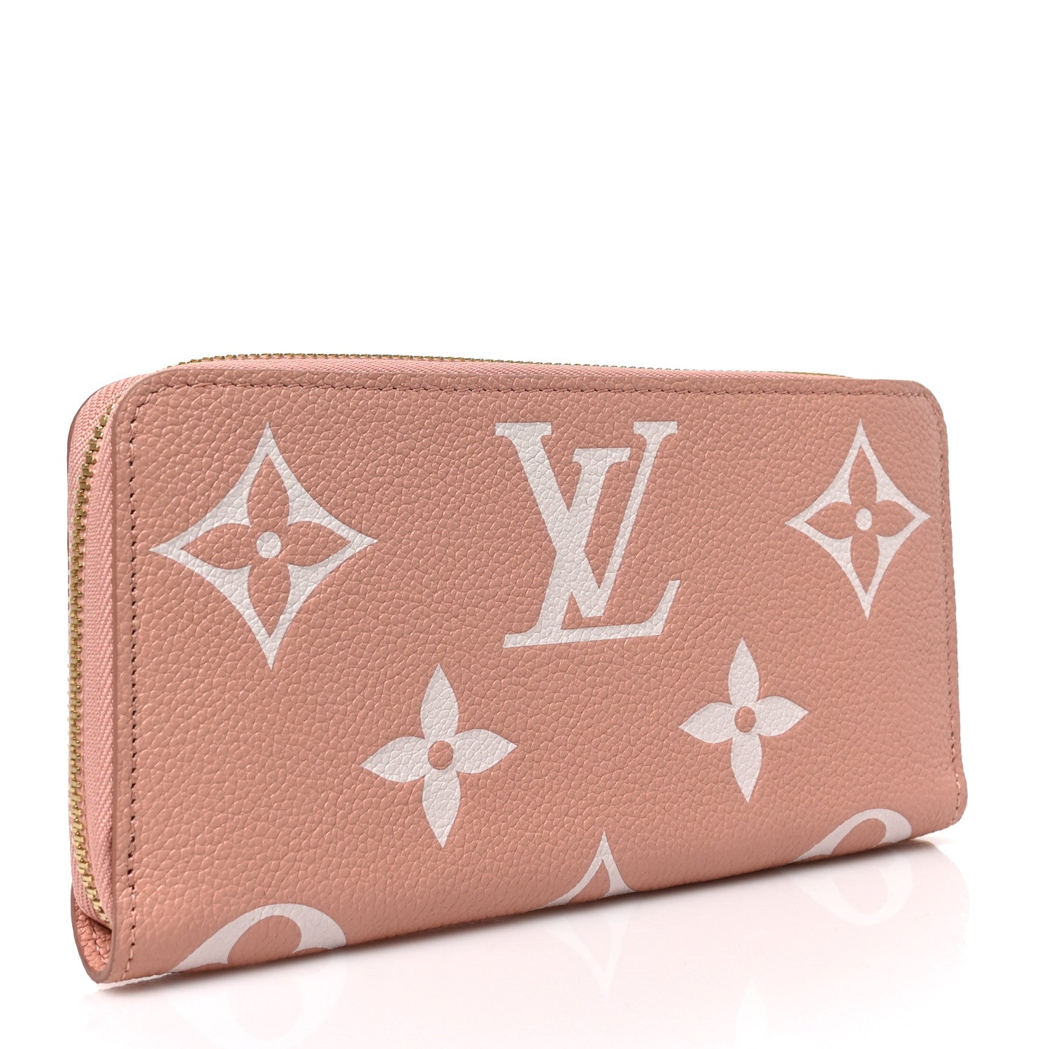 Louis Vuitton Empreinte Monogram Giant Zippy Wallet Rose Trianon Creme 3 of 6