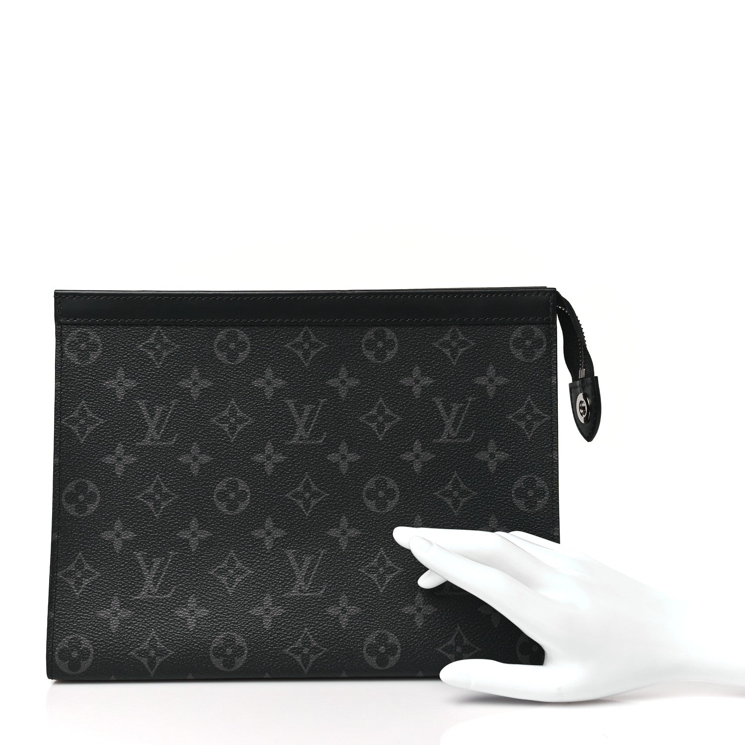 Louis Vuitton Monogram Eclipse Pochette Voyage MM 2 of 9