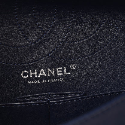 Chanel Distressed Patent Quilted 2.55 Reissue 226 Flap Navy 6 of 15
