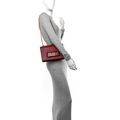 Christian Dior Calfskin J'Adior Chain Flap Bag Red 2 of 10
