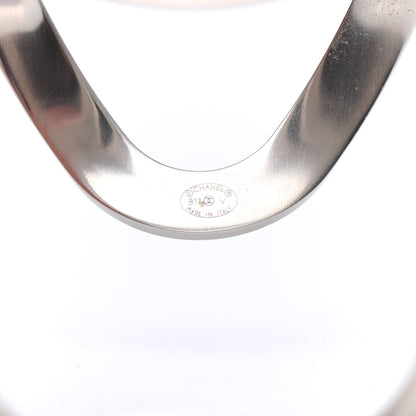 Chanel Metal CC Cuff Silver 3 of 3