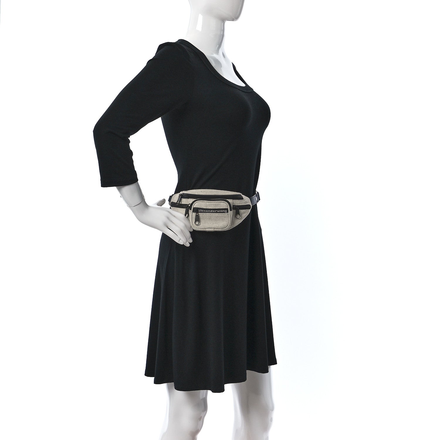 Alexander Wang Canvas Mini Soft Attica Belt Bag Natural 2 of 9