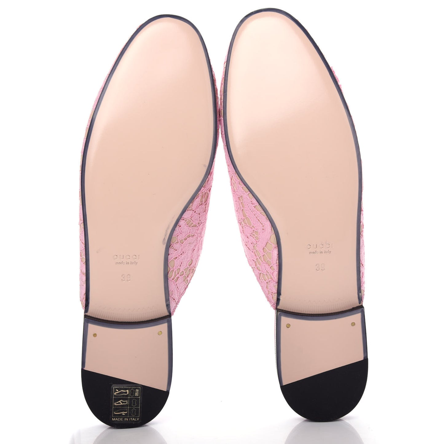 Lace Malaga Kid Womens Princetown Slippers 39 Sugar Pink Skin Rose