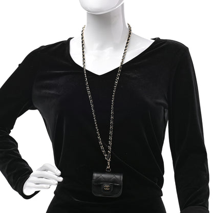 Chanel Caviar Quilted Airpods Pro Case Black 2 of 9