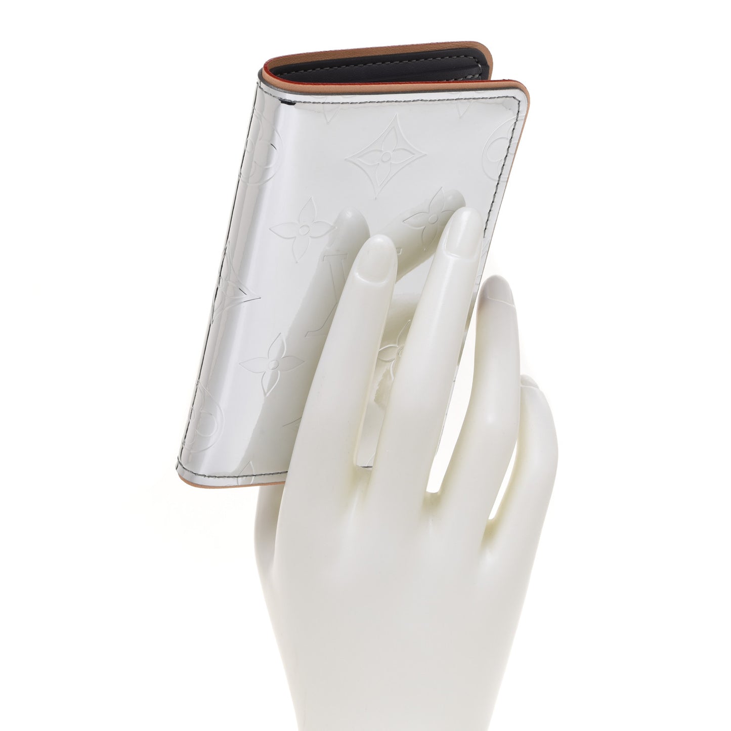 Monogram Mirror Slender Pocket Organizer