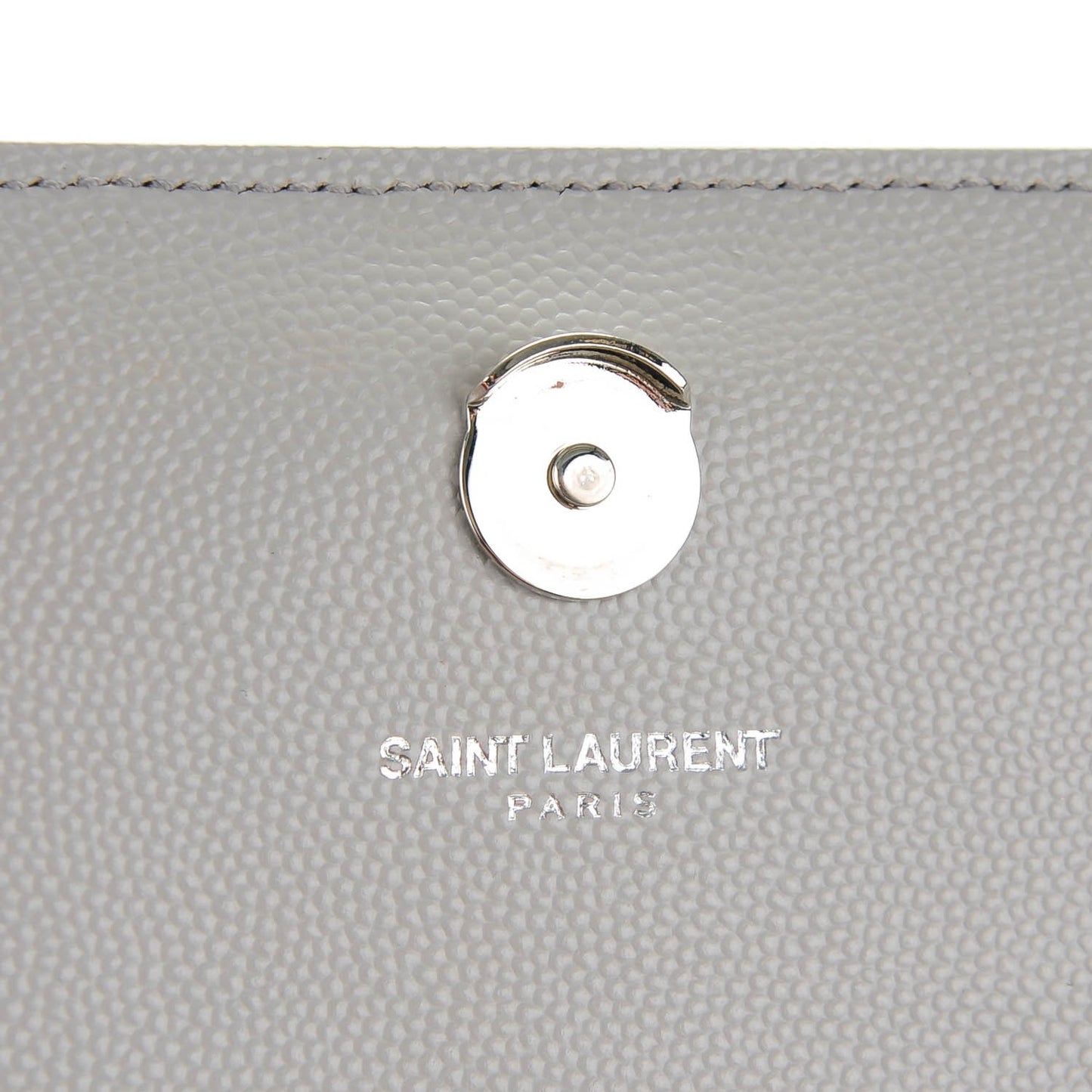 Grain De Poudre Medium Classic Monogram Satchel Light Grey