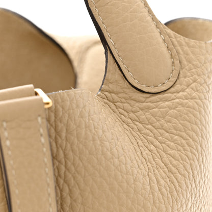 Hermes Taurillon Clemence Picotin Lock 18 PM Trench 11 of 13
